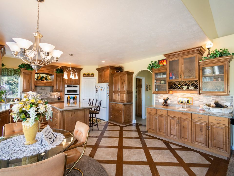 A household kitchen at The Wren