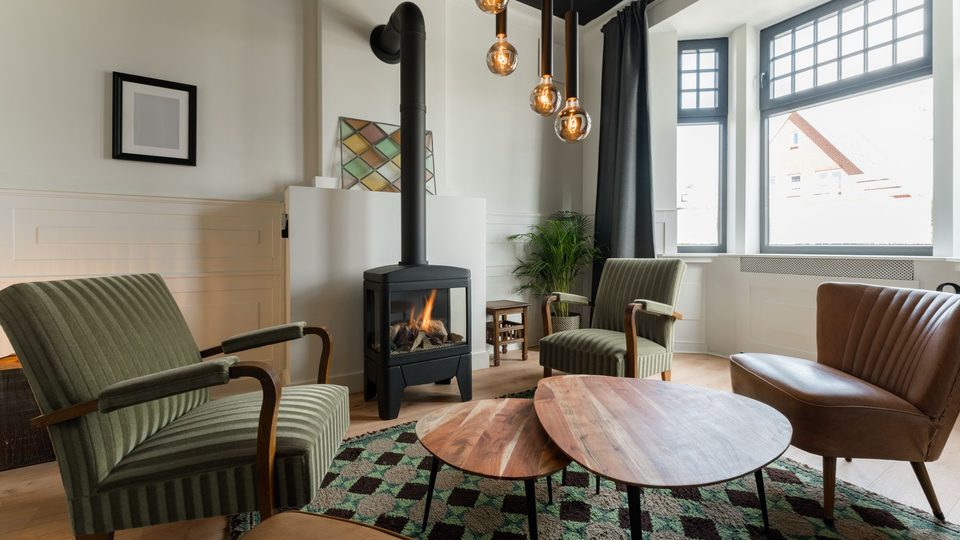 The drawing room at Ashcombe House